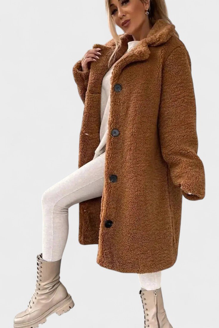 Birgitte™ | Elegant teddyjakke i luksuriøst design