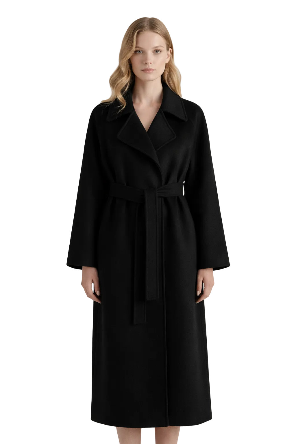 KATRINE™ | ELEGANT LANG FRAKKE MED BÆLTE