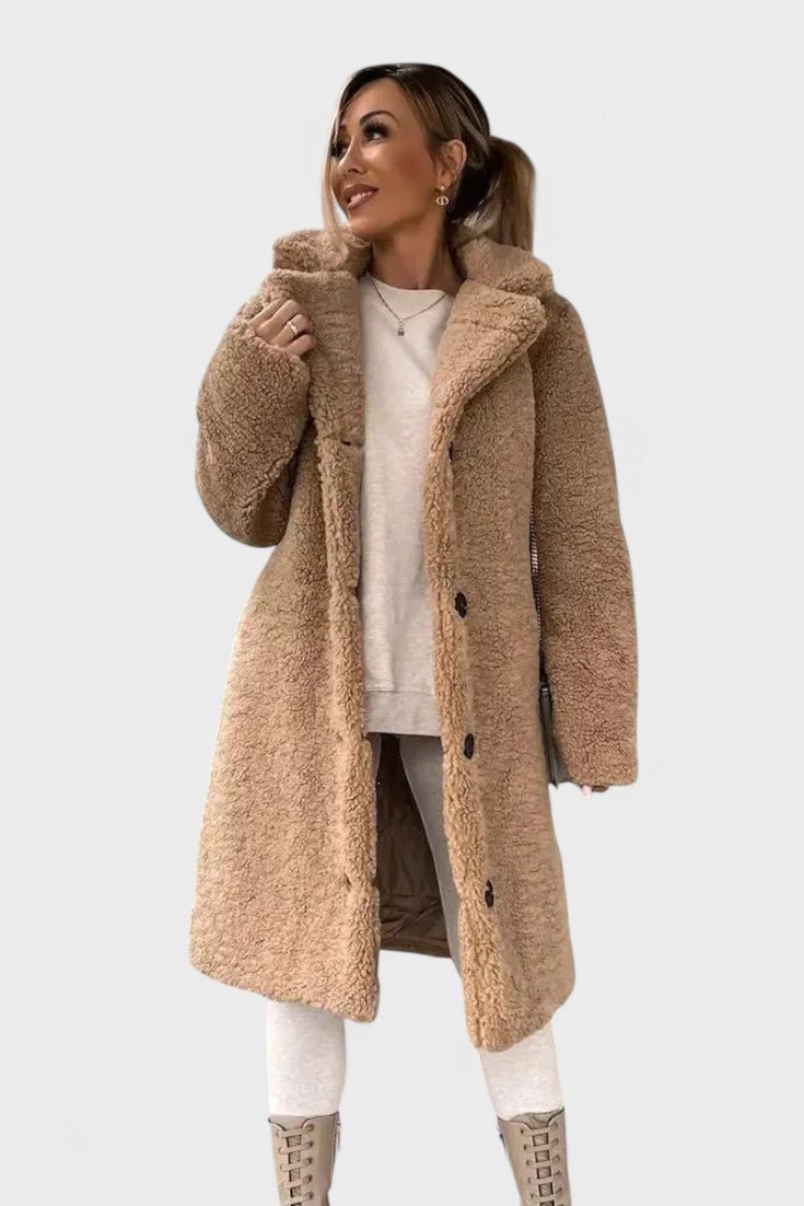 Birgitte™ | Elegant teddyjakke i luksuriøst design