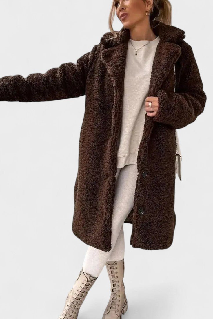 Birgitte™ | Elegant teddyjakke i luksuriøst design