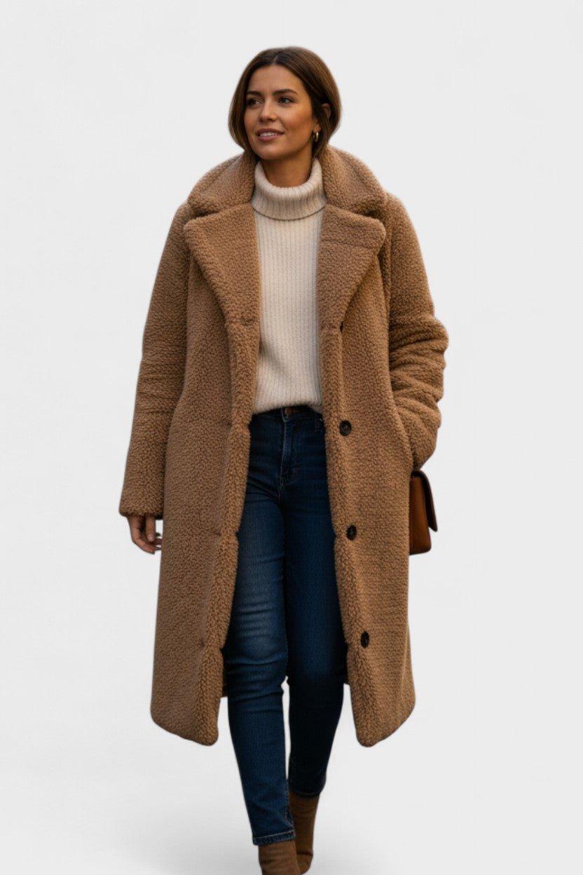 Birgitte™ | Elegant teddyjakke i luksuriøst design