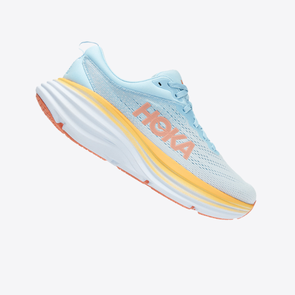 Bondi 8 Sneakers Lys blå/gul