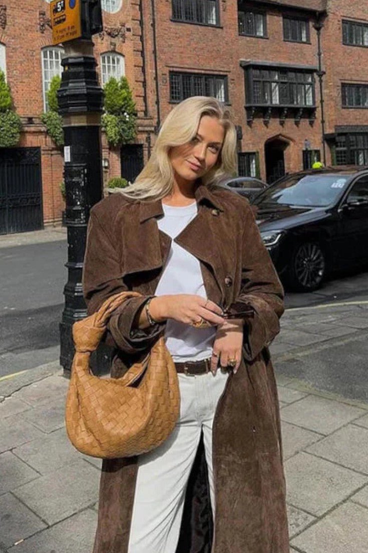 Mille™ | Elegant ruskindstrenchcoat